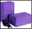 Yoga blocks and strap