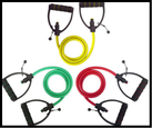 Resistance tubes with handles
